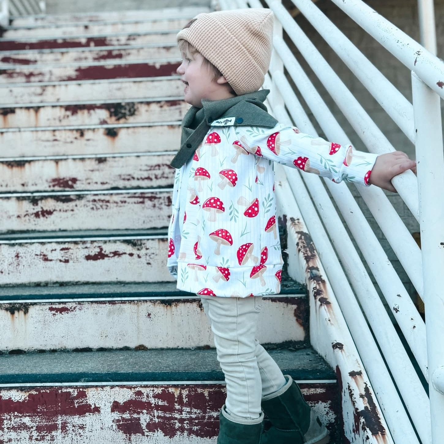 Mushroom & Flower Cardigans